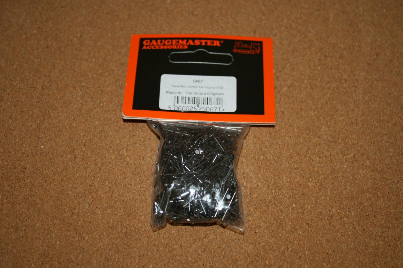 Gaugemaster GM67 Track Pins - 15mm Extra Long 1 Gaugemaster GM67 Track Pins - 15mm Extra Long