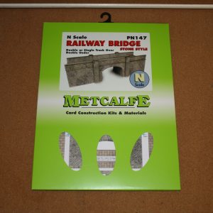 Metcalfe PN147 Railway Bridge Stone Style N Scale Card Kit