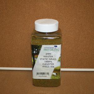 Home 2022 11 WWScenics WSG2-036 2mm Winter Static Grass 1000ml Canister