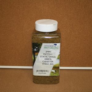Home 2022 10 WWScenics WSG2-045 2mm Patchy Static Grass 1000ml Canister