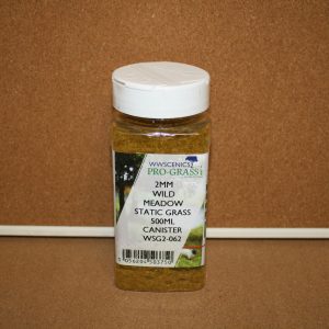 WWScenics WSG2-062 2mm Wild Meadow Static Grass 500ml Canister