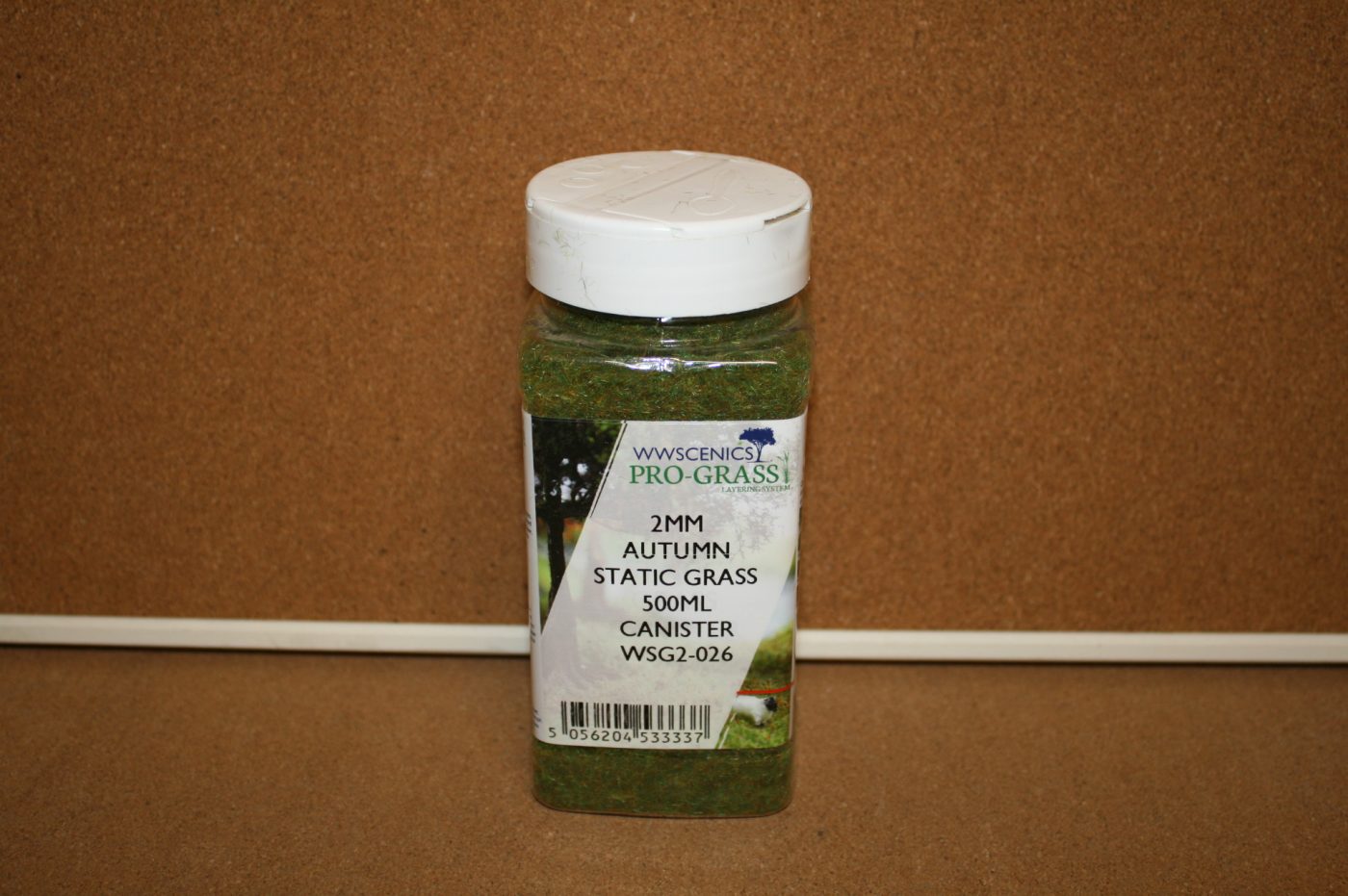 WWScenics WSG2-026 2mm Autumn Static Grass 500ml Canister 1 WWScenics WSG2-026 2mm Autumn Static Grass 500ml Canister