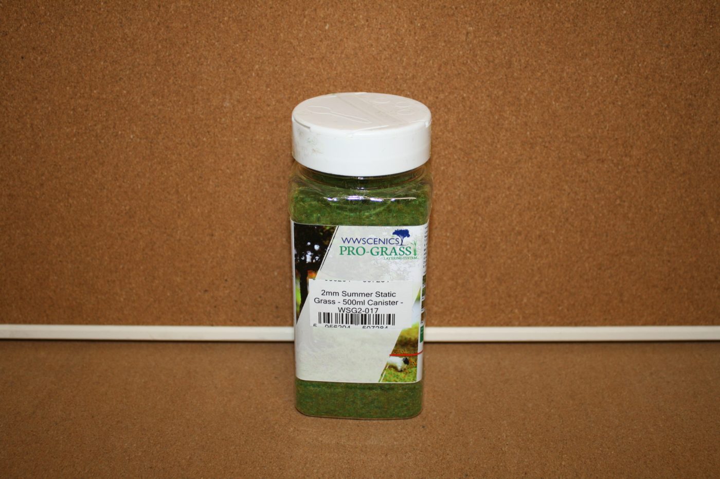 WWScenics WSG2-017 2mm Summer Static Grass 500ml Canister 1 WWScenics WSG2-017 2mm Summer Static Grass 500ml Canister