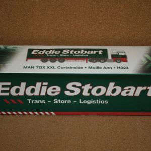 Atlas Oxford Diecast 4649106 Eddie Stobart Man TGX XXL Curtainside (Haulage) 1:76 Scale