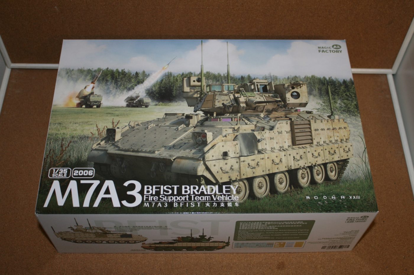Magic Factory 2006 M7A3 BFIST Bradley Fire Support Vehicle Model Kit 1/35 Scale 1 Magic Factory 2006 M7A3 BFIST Bradley Fire Support Vehicle Model Kit 1/35 Scale